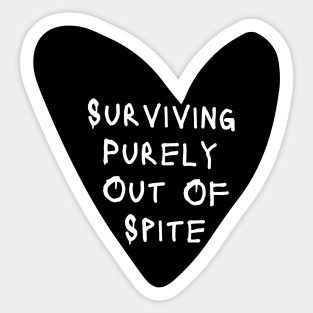 Spite Heart Sticker